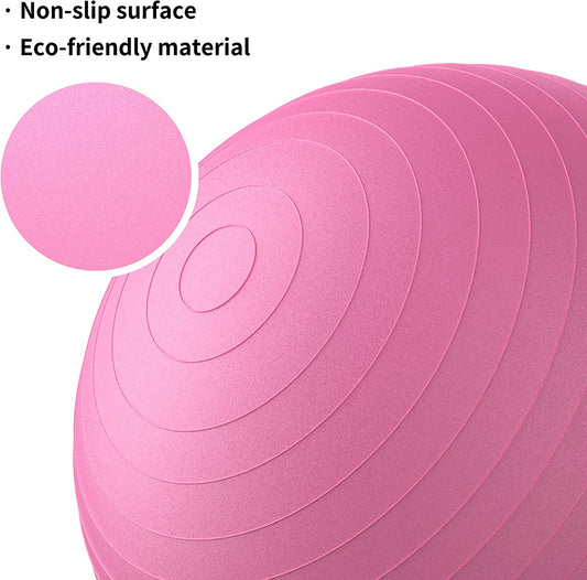 Exercise Ball - Anti-Burst Yoga Ball with Quick Pump 65 CM