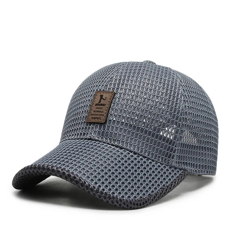 Breathable Mesh Snapback Sport Cap