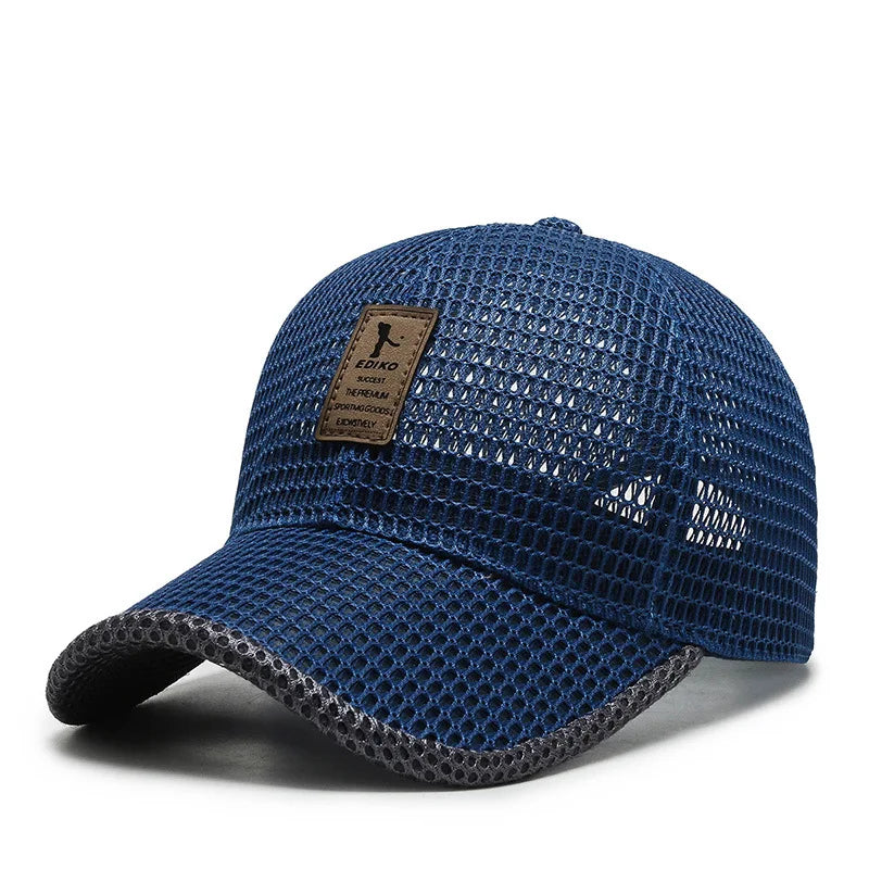 Breathable Mesh Snapback Sport Cap