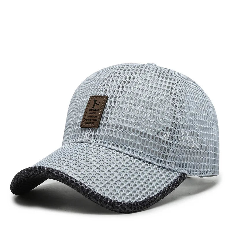 Breathable Mesh Snapback Sport Cap