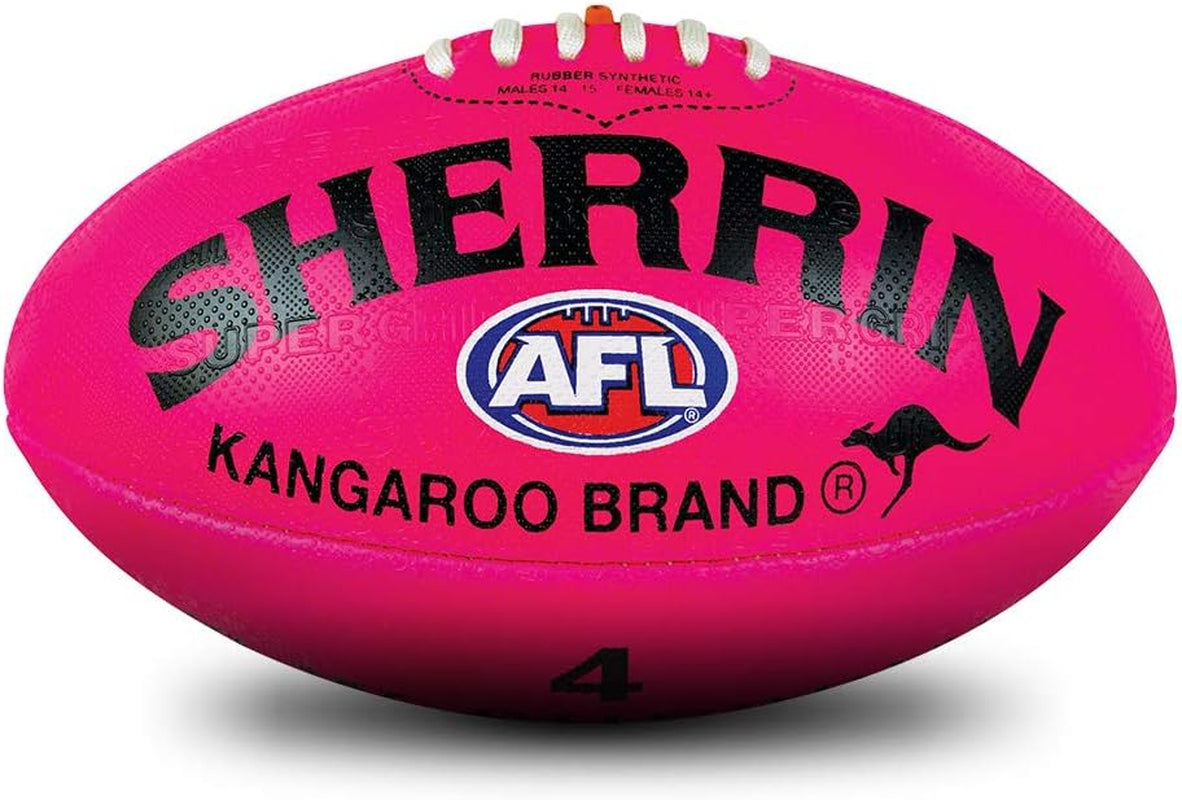 AFL Football Pink - KB Synthetic Supergrip