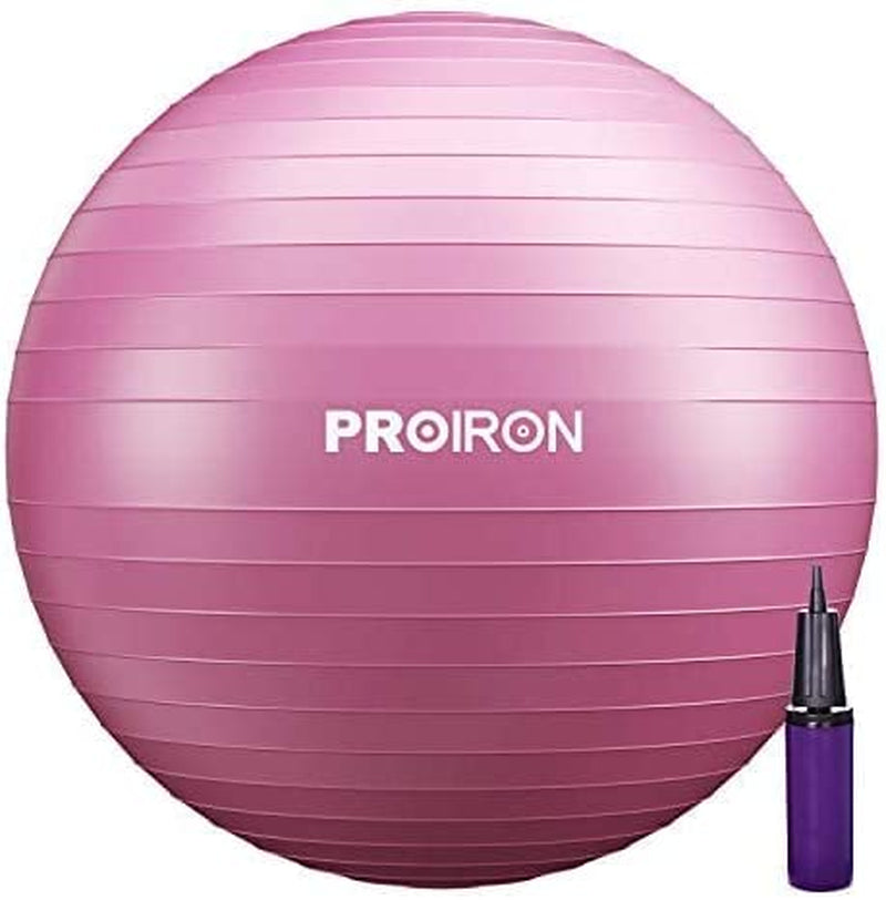 Exercise Ball - Anti-Burst Yoga Ball with Quick Pump 65 CM