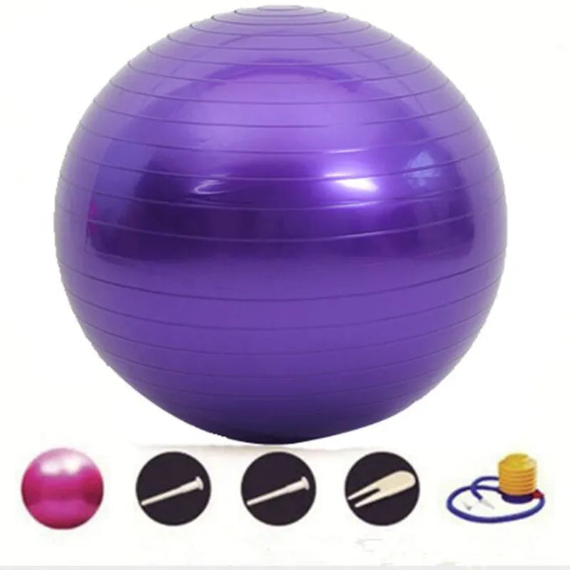 Exercise Ball - 45Cm Yoga Pilates Fitness Balls with Pump