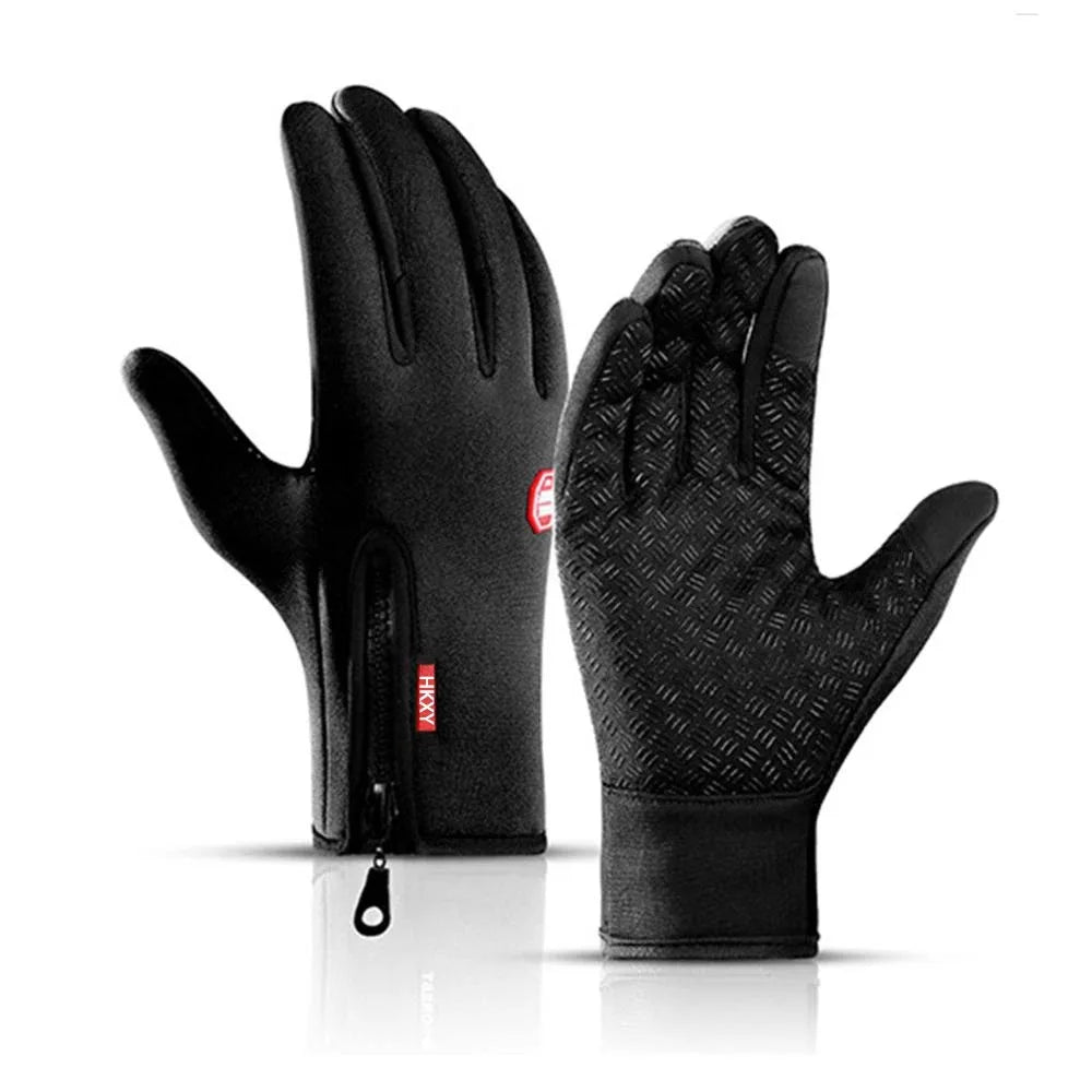 Gloves for Bicycle, Gym & Outdoor Sports - Waterproof Thermal Non-Slip Gloves