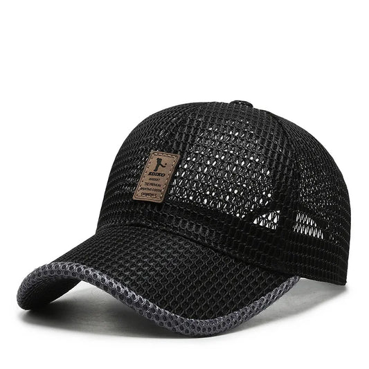 Breathable Mesh Snapback Sport Cap