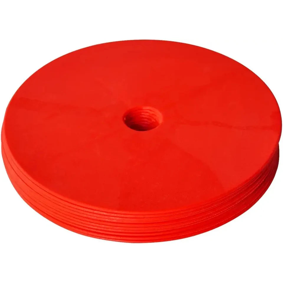10 PCE Flat Cones Marker Disc High Quality Training Aids Sports Training Equipment Accessories