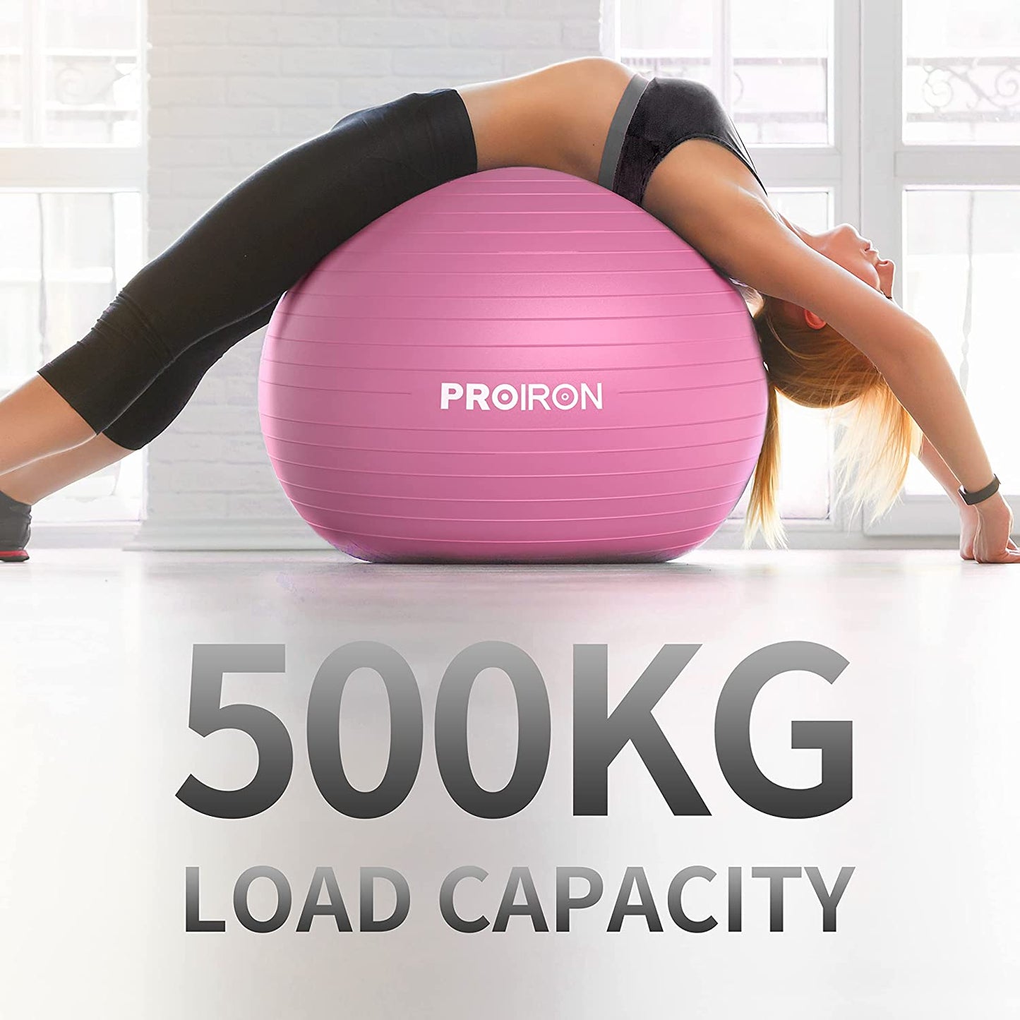 Exercise Ball - Anti-Burst Yoga Ball with Quick Pump 65 CM