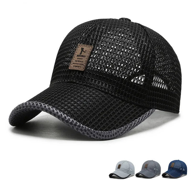 Breathable Mesh Snapback Sport Cap