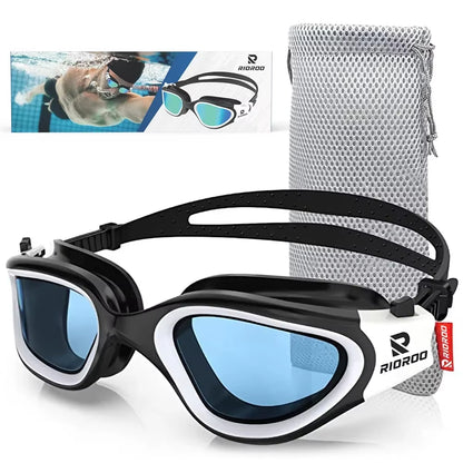 Adult Swim Glasses Professional Goggles Anti-Fog UV Protection Men Women Swimming Goggles Waterproof Adjustable Silicone Inpool