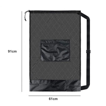 Drawstring Sports Ball Bag with Shoulder Strap for Football Soccer Basketball.