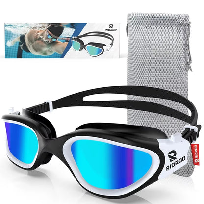 Adult Swim Glasses Professional Goggles Anti-Fog UV Protection Men Women Swimming Goggles Waterproof Adjustable Silicone Inpool