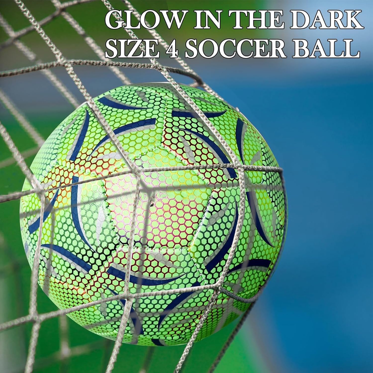 Glow in the dark Football - Light up Soccer Ball