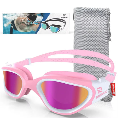 Adult Swim Glasses Professional Goggles Anti-Fog UV Protection Men Women Swimming Goggles Waterproof Adjustable Silicone Inpool