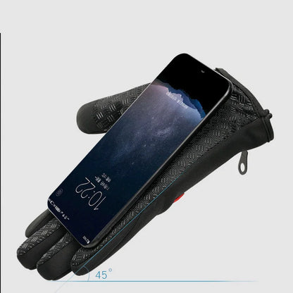 Gloves for Bicycle, Gym & Outdoor Sports -  Waterproof Thermal Non-Slip Gloves
