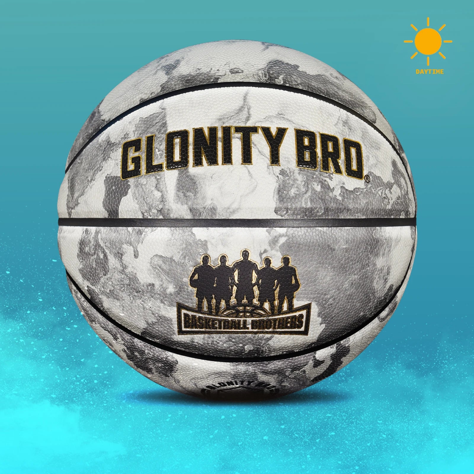 Glowing Green Basketball for Men Women,Official Size 5/6/7 Soft Composite Leather In&Outdoor Street Luminous Ball Night Use Game