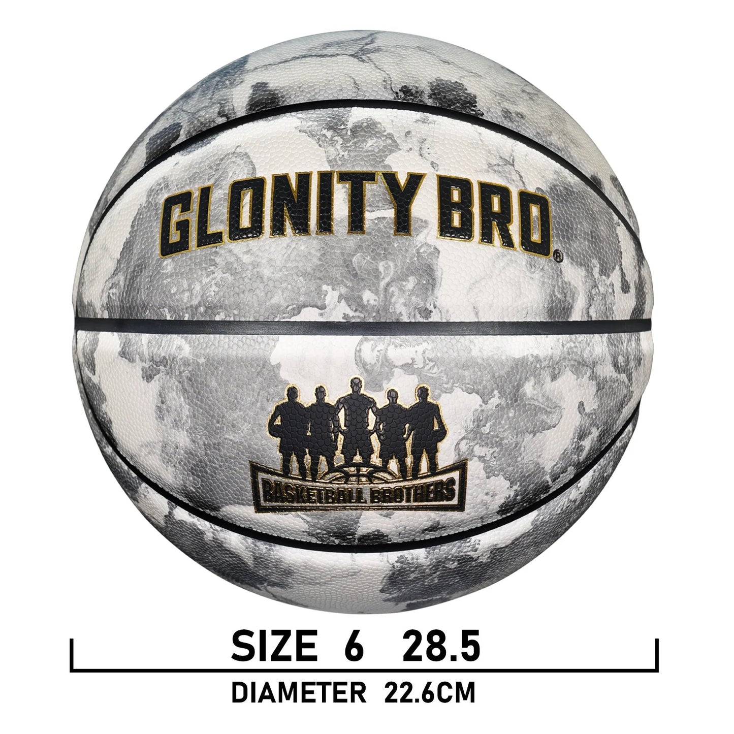 Glowing Green Basketball for Men Women,Official Size 5/6/7 Soft Composite Leather In&Outdoor Street Luminous Ball Night Use Game