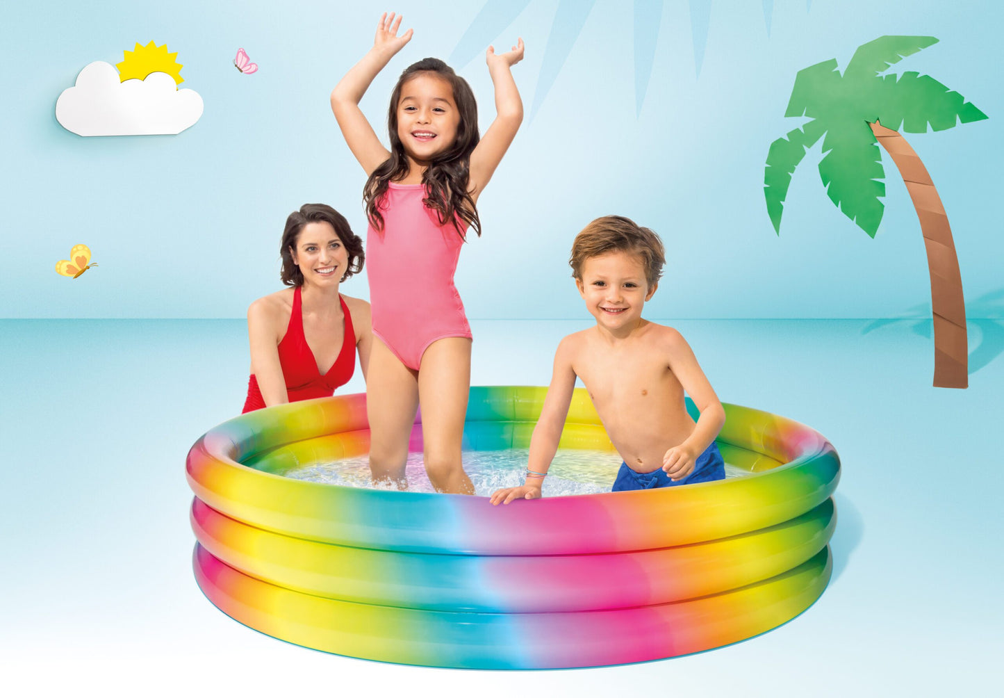 Intex RAINBOW OMBRE POOL 147cm