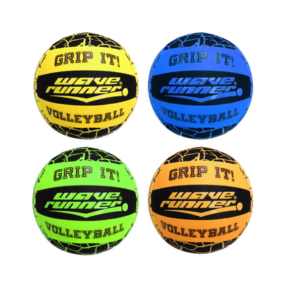 Wave Runner Grip It Volleyball 20cm with pump (deflated) Asst