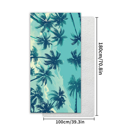 TW16 - Double-Sided Printed Beach Towel - Soft Microfiber - 100x180cm
