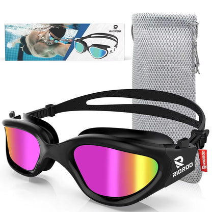 Adult Swim Glasses Professional Goggles Anti-Fog UV Protection Men Women Swimming Goggles Waterproof Adjustable Silicone Inpool