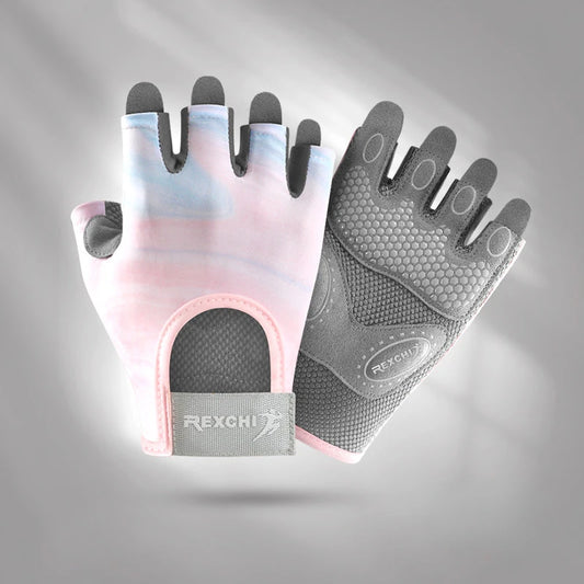 Sports Gloves Yoga Fitness Exercise Anti-Slip Shock Absorption Half Finger Gloves Wear Breathable Anti-Cocoon Cycling Gloves
