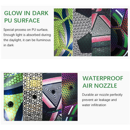Glow-In-The-Dark Soccer ball Football  - Training Ball Sizes 4/5