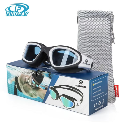 Adult Swim Glasses Professional Goggles Anti-Fog UV Protection Men Women Swimming Goggles Waterproof Adjustable Silicone Inpool